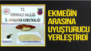 Ekmeğin Arasına Uyuşturucu Madde Yerleştirdi
