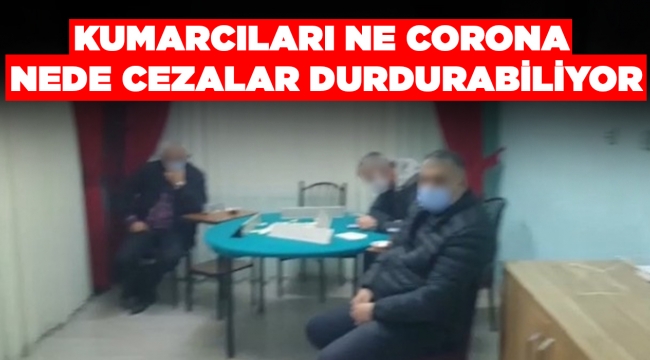 Kumarcıları ne corona nede cezalar durdurabiliyor