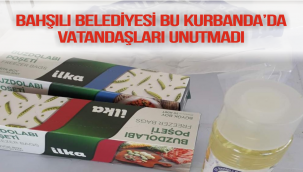 Bahşılı Belediyesi Bu Kurbanda'da Vatandaşları Unutmadı