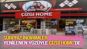 EV GEREÇLERİNDE SÜRPRİZ İNDİRİMLER ÇİZGİ HOME'DE