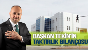 Başkan Tekin'in Takdirlik Bilançosu