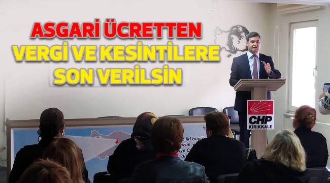 Asgari ücretten vergi ve kesintilere son verilsin