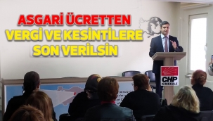 Asgari ücretten vergi ve kesintilere son verilsin