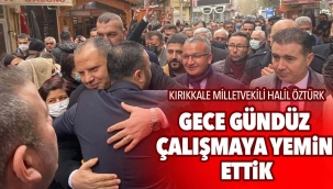 Gece gündüz çalışmaya yemin ettik 