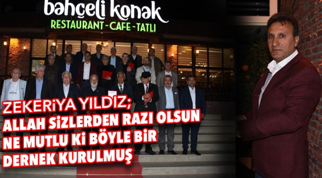 Allah sizlerden razı olsun Ne mutlu ki böyle bir dernek kurulmuş