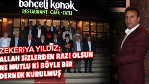 Allah sizlerden razı olsun Ne mutlu ki böyle bir dernek kurulmuş