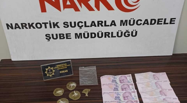 Uyuşturucu ticareti iddiasıyla 1 şüpheli tutuklandı