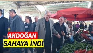 AKDOĞAN SAHAYA İNDİ
