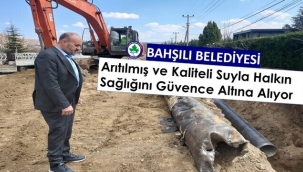 Bahşılı, arıtılmış suya kavuşuyor 