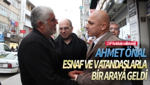 Ahmet Önal Kırıkkale'de Esnaf ve Vatandaşlarla Bir Araya Geldi