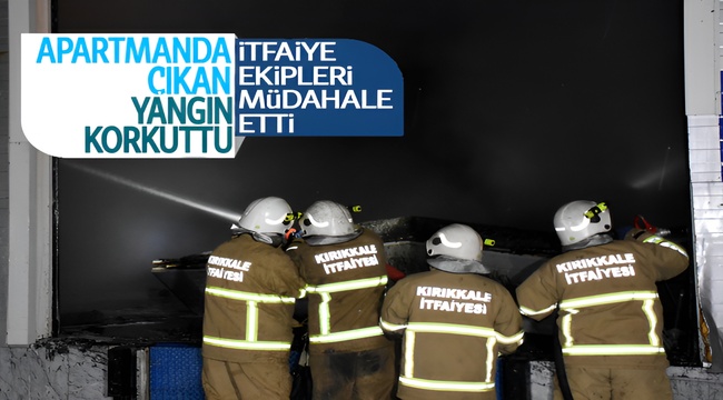 Kırıkkale'de daire yangını