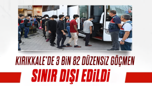 Kırıkkale düzensiz göçmen merkezi sanki