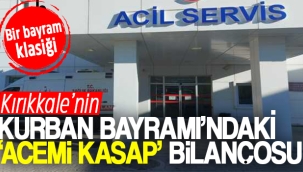 Kırıkkale'de acemi kasaplar hastanelik oldu