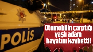 Otomobilin çarptığı yaşlı adam hayatını kaybetti 