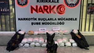36 Kg uyuşturucu ile yakalandı