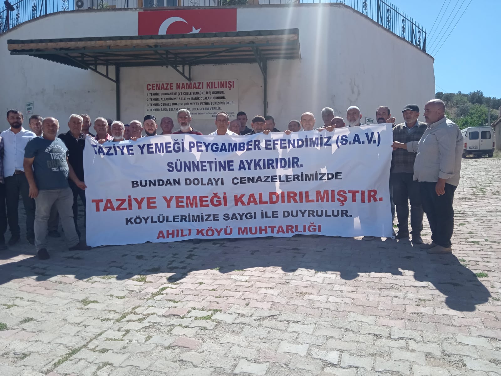 Ahılı köyünde taziye yemeği kaldırıldı