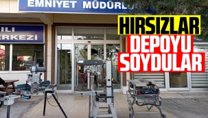 Kırıkkale'de hırsızlar depoyu soydular