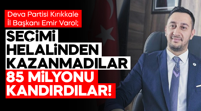 SEÇİMİ HELALİNDEN KAZANMADILAR