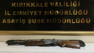 Kırıkkale'de ruhsatsız 6 silah ele geçirildi 