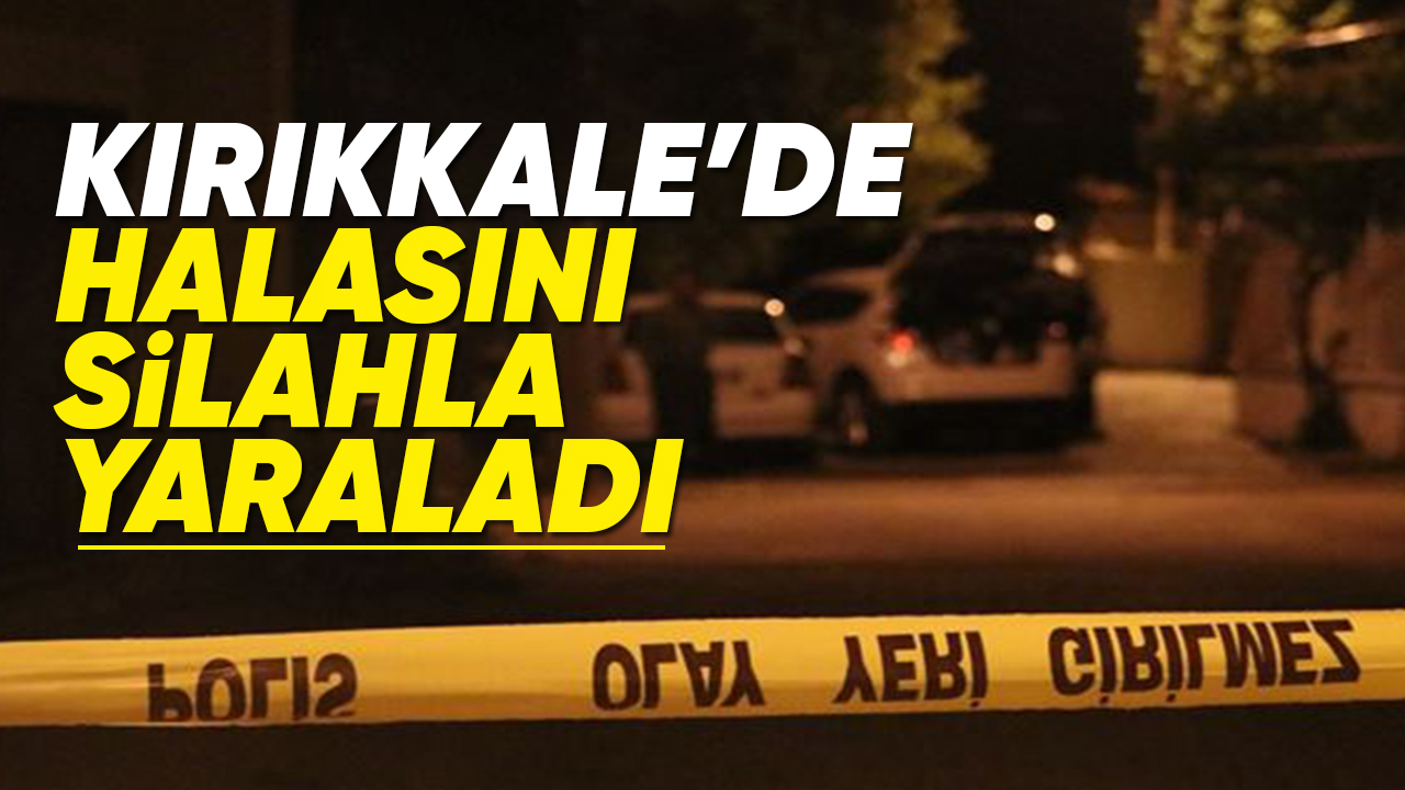 Kırıkkale'de bir kişi halasını silahla yaraladı