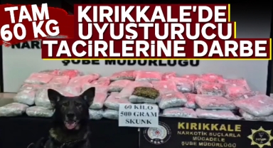 Kırıkkale'de uyuşturucu tacirlerine darbe