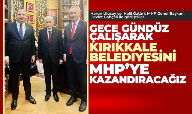 Üretken Belediyeciliği Kırıkkale'ye taşıyacağız