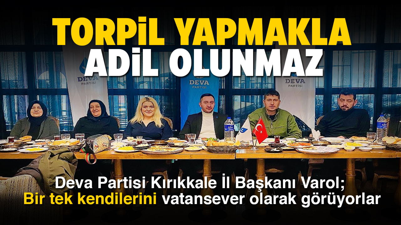Varol; Bir tek kendilerini vatansever olarak görüyorlar