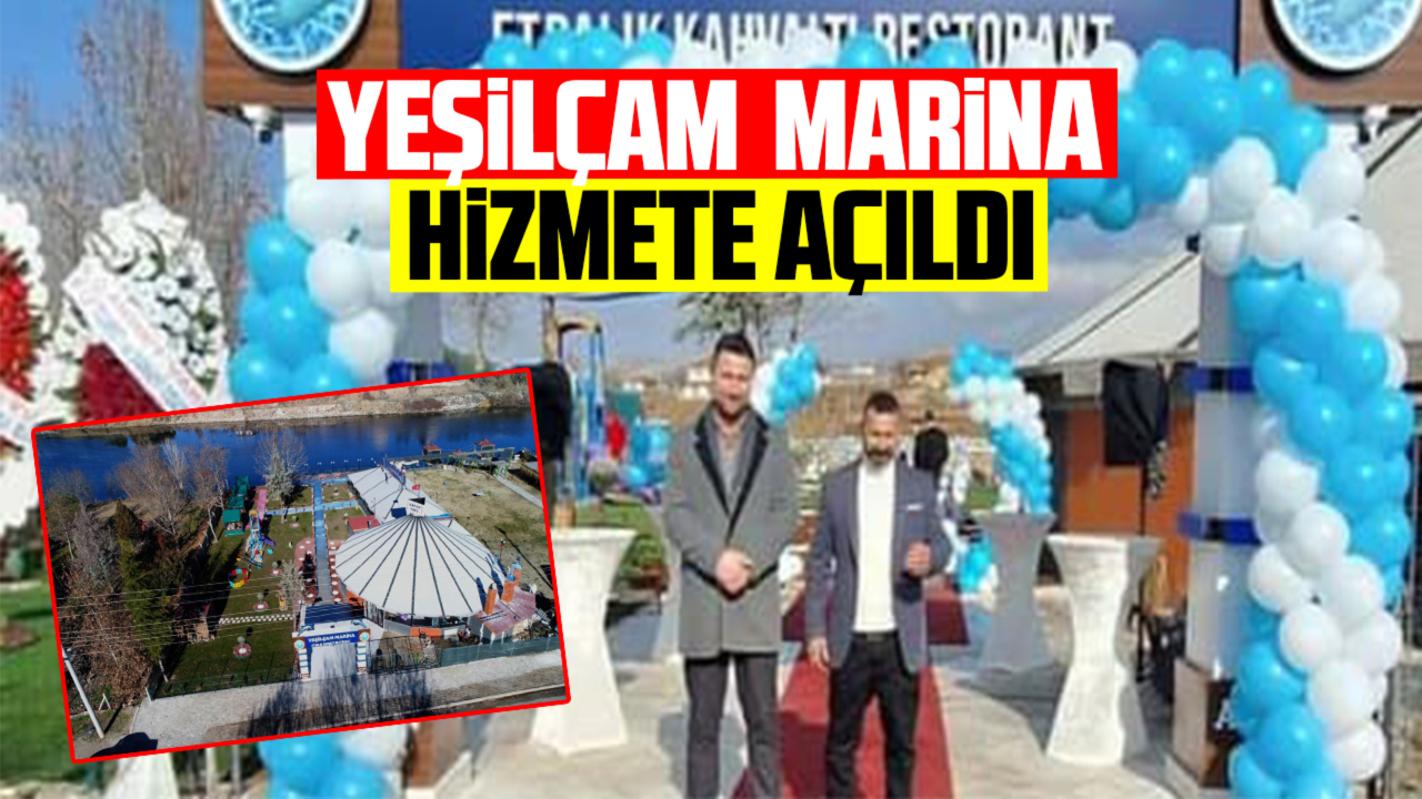 Yeşilçam Marina hizmete açıldı