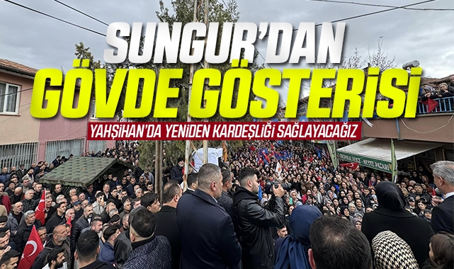 Sungur'dan gövde gösterisi