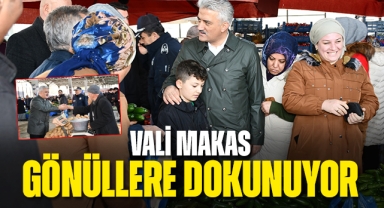 Vali Makas, gönüllere dokunuyor