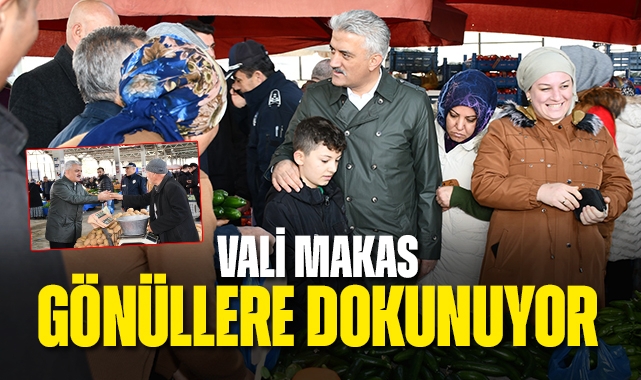Vali Makas, gönüllere dokunuyor