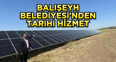 Balışeyh Belediyesi'nden tarihi hizmet