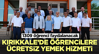 Kırıkkale'de öğrencilere ücretsiz yemek hizmeti