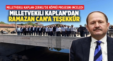 Milletvekili Kaplan'dan Ramazan Can'a teşekkür