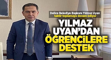 Yılmaz Uyan'dan öğrencilere destek