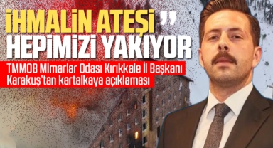 Mimarlar Odası İl Başkanı Karakuş'tan Kartalkaya açıklaması;İhmalin ateşi hepimizi yakıyor
