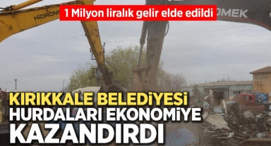 Kırıkkale Belediyesi hurdaları ekonomiye kazandırdı