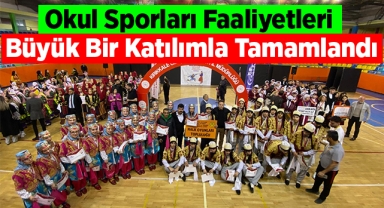 Okul sporları faaliyetleri büyük bir başarı ile tamamlandı