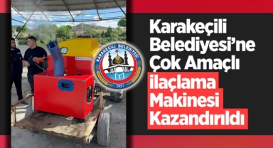 Karakeçili Belediyesi'ne Çok Amaçlı İlaçlama Makinesi Kazandırıldı