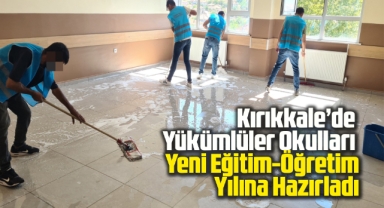 Kırıkkale’de Yükümlüler Okulları Yeni Eğitim-Öğretim Yılına Hazırladı