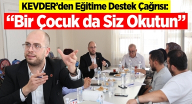 Kevder’den eğitime destek çağrısı