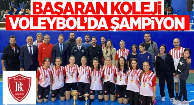 Başaran Koleji voleybolda şampiyon 