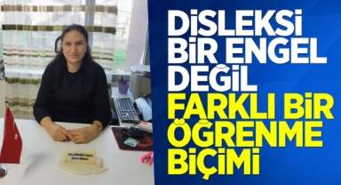 Disleksi bir engel değil farklı bir öğrenme biçimi