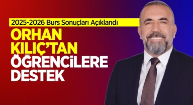 Orhan Kılıç’tan öğrencilere destek 