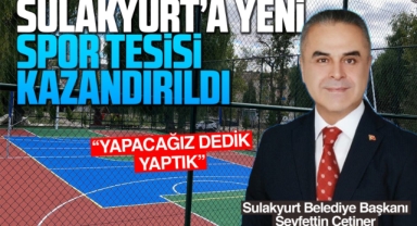 Sulakyurt’a Yeni Spor Tesisi Kazandırıldı