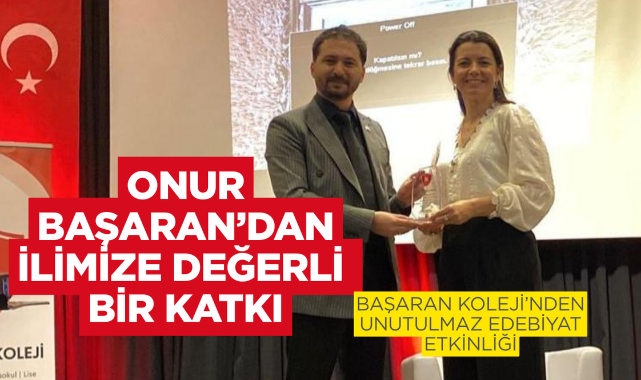 Onur Başaran'dan ilimize değerli bir katkı
