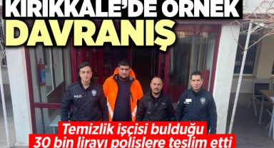 Kırıkkale'de örnek davranış