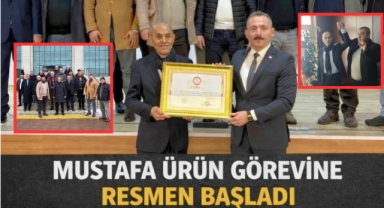 Mustafa Ürün görevine resmen başladı