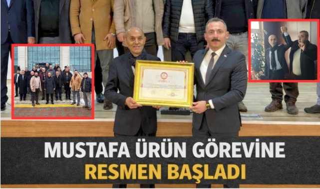 Mustafa Ürün görevine resmen başladı