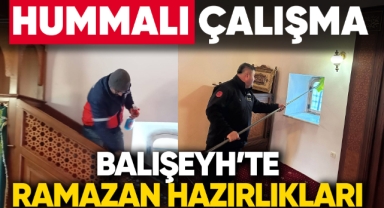 Balışeyh’te Camiler Ramazan’a Hazır